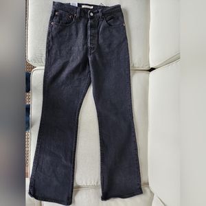 Levi's bootcut black jeans